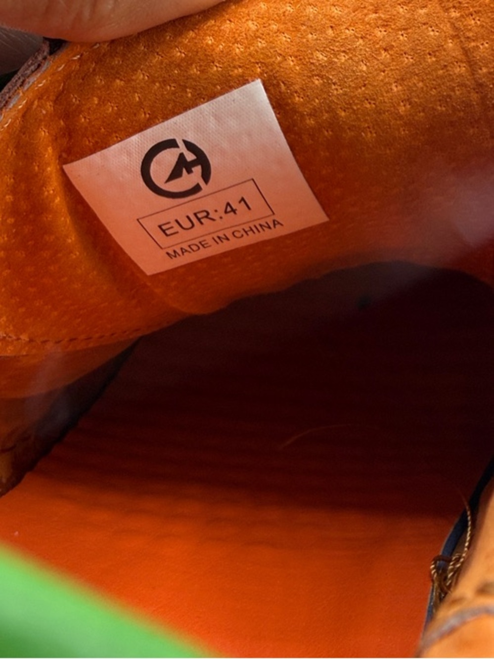 TMA Eyes Green Two-Tone Casual Sneakers with Red Laces - Picture 9 of 9